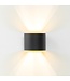 Artdelight Artdelight Industrielle G9-Wandleuchte Gyro - Schwarz/Gold