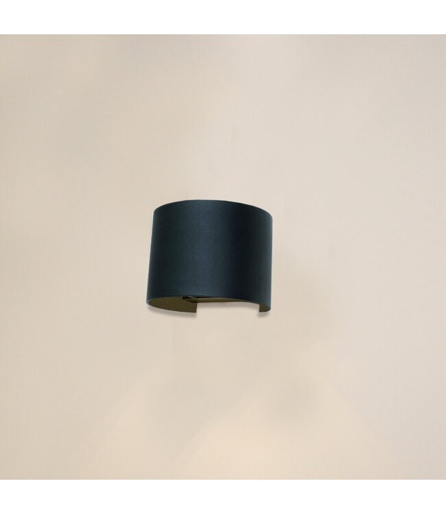 Artdelight Artdelight Industrielle G9-Wandleuchte Gyro - Schwarz/Gold