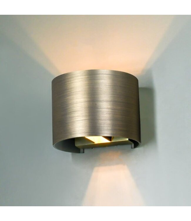 Artdelight Artdelight Industrielle G9-Wandleuchte Gyro - Antikbronze