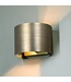 Artdelight Artdelight Industrielle G9-Wandleuchte Gyro - Antikbronze