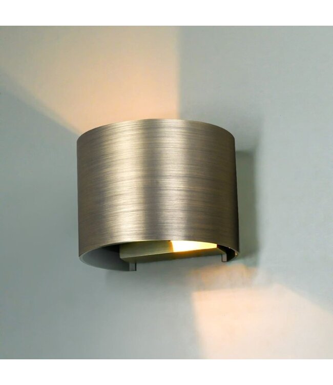 Artdelight Artdelight Industrielle G9-Wandleuchte Gyro - Antikbronze