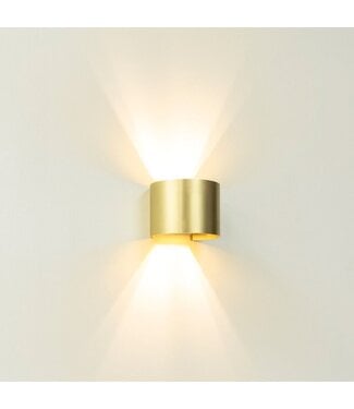 Artdelight G9-Wandleuchte Gyro - Gold