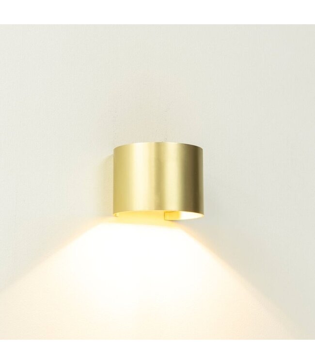 Artdelight Artdelight Industrielle G9-Wandleuchte Gyro - Gold