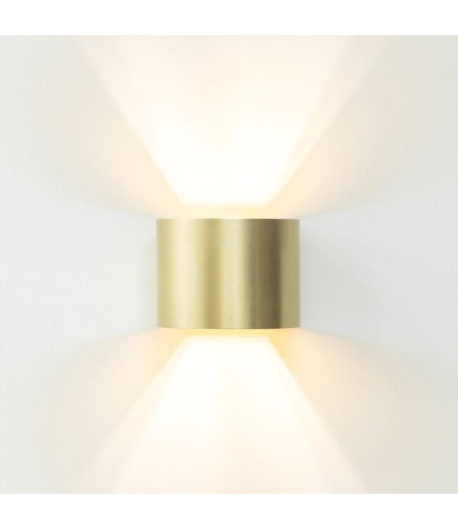 Artdelight Artdelight Industrielle G9-Wandleuchte Gyro - Gold
