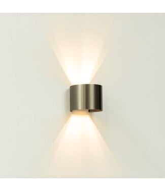 Artdelight G9-Wandleuchte Gyro - Gunmetal