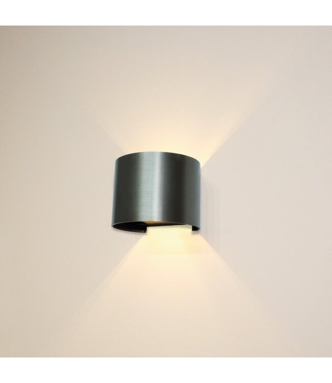 Artdelight Artdelight Industrielle G9-Wandleuchte Gyro - Gunmetal