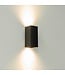 Artdelight Artdelight Industrielle GU10-Wandleuchte Dante 2 - Schwarz