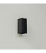 Artdelight Artdelight Industrielle GU10-Wandleuchte Dante 2 - Schwarz