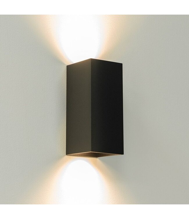 Artdelight Artdelight Industrielle GU10-Wandleuchte Dante 2 - Schwarz