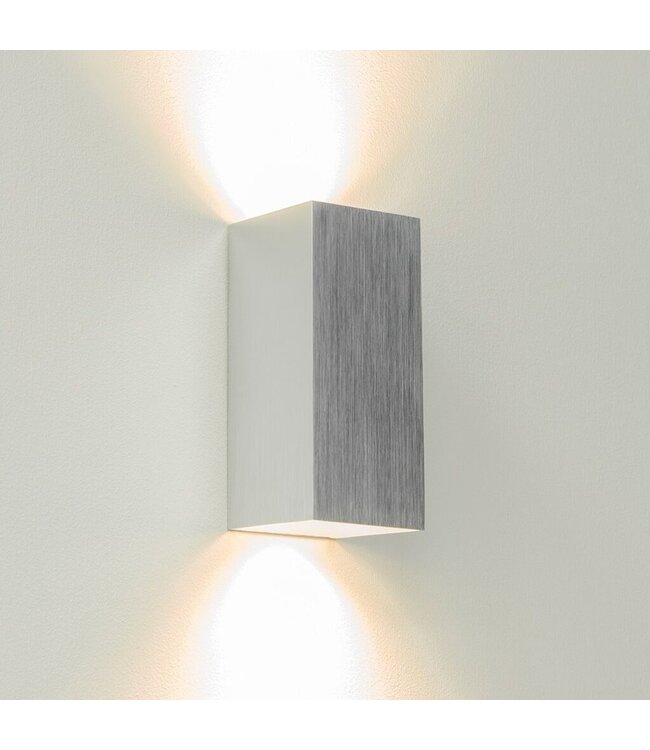 Artdelight Artdelight Industrielle GU10-Wandleuchte Dante 2 - Aluminium