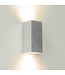 Artdelight Artdelight Industrielle GU10-Wandleuchte Dante 2 - Aluminium