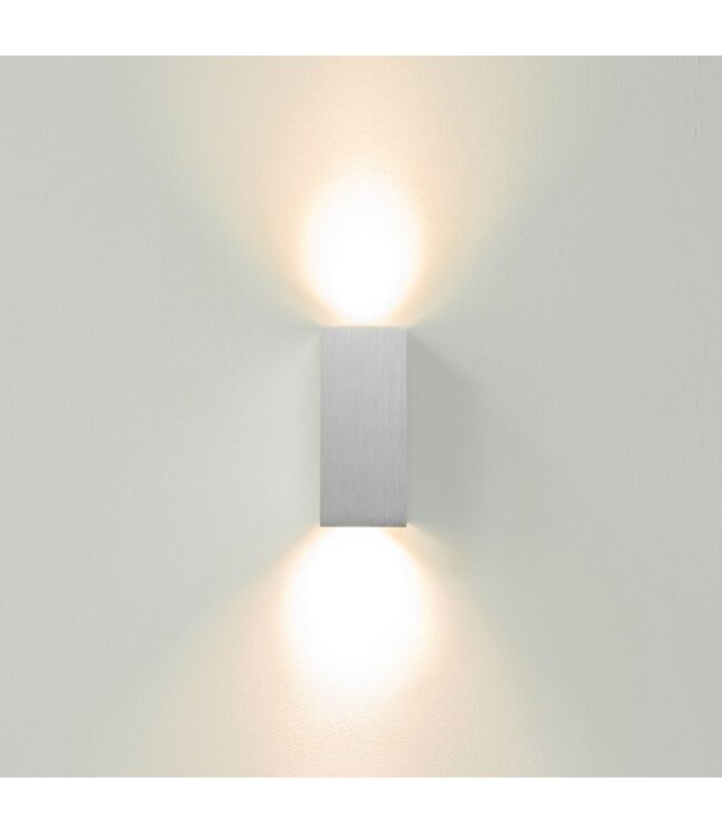 Artdelight Artdelight Industrielle GU10-Wandleuchte Dante 2 - Aluminium
