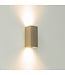 Artdelight Artdelight Industrielle GU10-Wandleuchte Dante 2 - Champagner