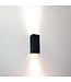 Artdelight Artdelight Industrielle GU10-Wandleuchte Dante 2 - Schwarz/Gold