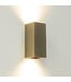 Artdelight Artdelight Industrielle GU10-Wandleuchte Dante 2 - Antikbronze