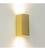 Artdelight Artdelight Industrielle GU10-Wandleuchte Dante 2 - Gold