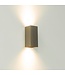 Artdelight Industrielle GU10-Wandleuchte Dante 2 - Gunmetal