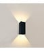 Artdelight Artdelight Industrielle GU10-Wandleuchte Dante 2 XL - Schwarz