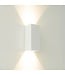 Artdelight Artdelight Industrielle GU10-Wandleuchte Dante 2 XL - Weiß