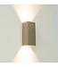 Artdelight Industrielle GU10-Wandleuchte Dante 2 XL - Champagner