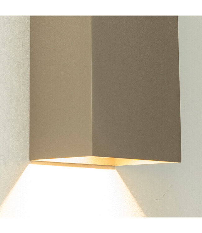 Artdelight Artdelight Industrielle GU10-Wandleuchte Dante 2 XL - Champagner