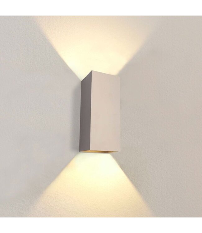 Artdelight Artdelight Industrielle GU10-Wandleuchte Dante 2 XL - Champagner