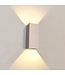 Artdelight Industrielle GU10-Wandleuchte Dante 2 XL - Champagner