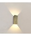 Artdelight Industrielle GU10-Wandleuchte Dante 2 XL - Antikbronze