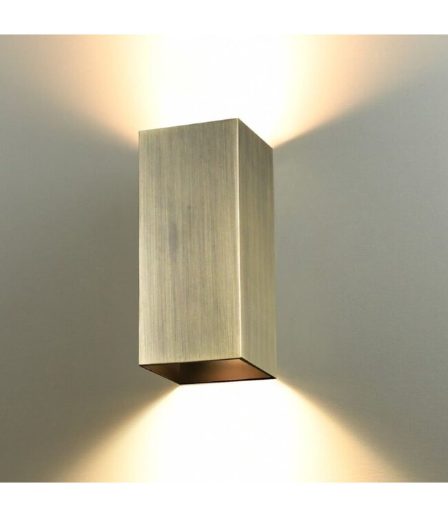 Artdelight Artdelight Industrielle GU10-Wandleuchte Dante 2 XL - Antikbronze