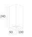 Artdelight Artdelight Industrielle GU10-Wandleuchte Dante 2 XL - Antikbronze