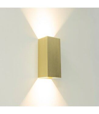 Artdelight GU10-Wandleuchte Dante 2 XL - Gold