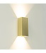 Artdelight Industrielle GU10-Wandleuchte Dante 2 XL - Gold