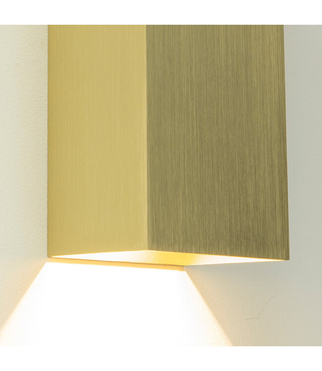 Artdelight Artdelight Industrielle GU10-Wandleuchte Dante 2 XL - Gold