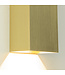 Artdelight Industrielle GU10-Wandleuchte Dante 2 XL - Gold