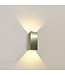 Artdelight Industrielle GU10-Wandleuchte Dante 2 XL - Gold