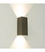 Artdelight Artdelight Industrielle GU10-Wandleuchte Dante 2 XL - Gunmetal