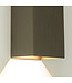 Artdelight Industrielle GU10-Wandleuchte Dante 2 XL - Gunmetal