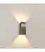 Artdelight Artdelight Industrielle GU10-Wandleuchte Dante 2 XL - Gunmetal