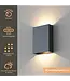 Artdelight Artdelight Design LED-Wandleuchte Memphis - Schwarz