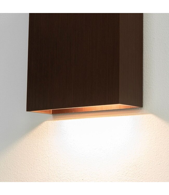 Artdelight Artdelight Design LED-Wandleuchte Memphis - Dunkelbronze