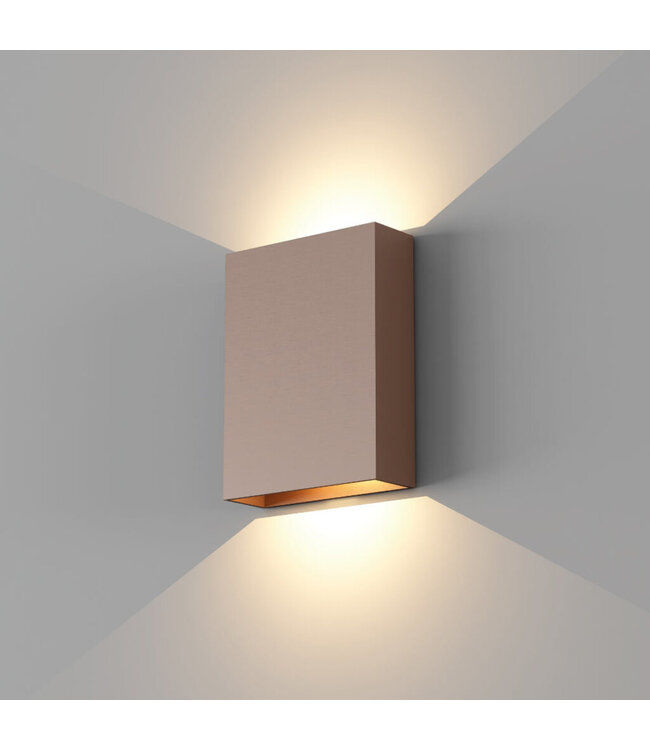 Artdelight Artdelight Design LED-Wandleuchte Memphis - Dunkelbronze