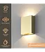 Artdelight Artdelight Design LED-Wandleuchte Memphis - Gold