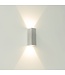 Artdelight Artdelight Moderne LED-Wandleuchte Vegas 150 - Aluminium