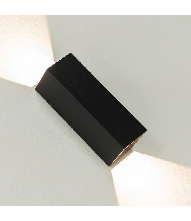 Artdelight Artdelight Moderne LED-Wandleuchte Vegas 150 - Schwarz