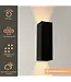 Artdelight Artdelight Moderne LED-Wandleuchte Vegas 250 - Schwarz