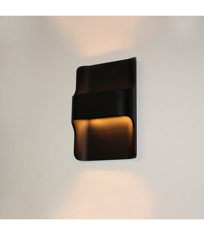 Artdelight Artdelight Design LED-Wandleuchte Dallas - Schwarz