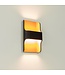 Artdelight Artdelight Design LED-Wandleuchte Dallas - Schwarz/Kupfer
