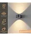 Artdelight Artdelight Industrielle LED-Wandleuchte Hudson - Schwarz