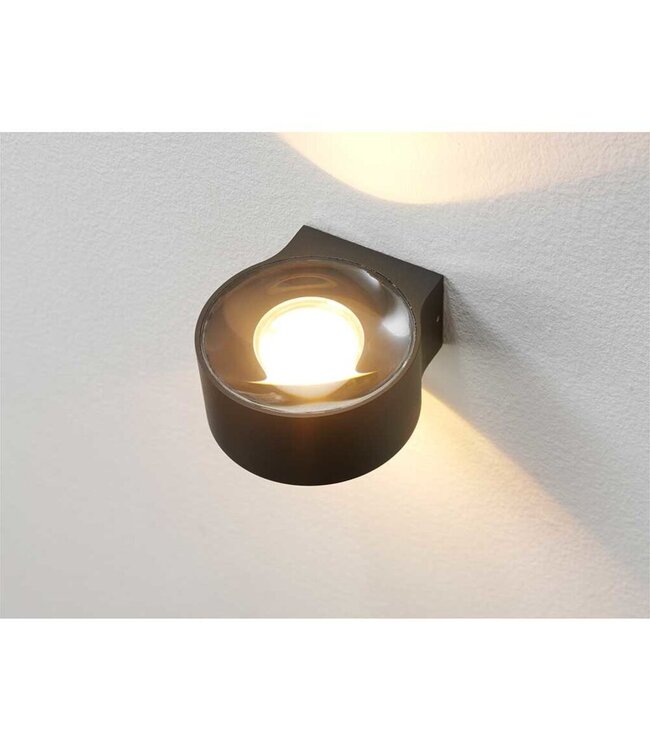 Artdelight Artdelight Industrielle LED-Wandleuchte Hudson - Schwarz