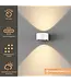 Artdelight Artdelight Industrielle LED-Wandleuchte Hudson - Weiß